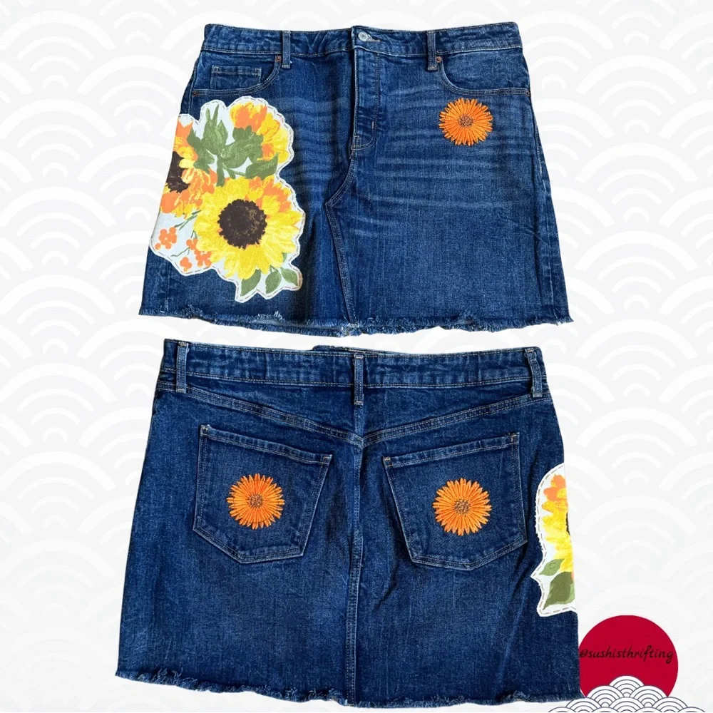 Sunflower skirt • Handmade